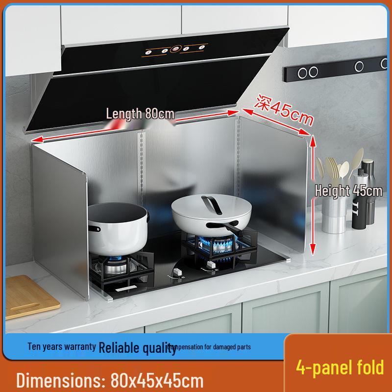 Heat-Resistant Stainless Steel Oil Splatter Guard for Stovetop Cooking