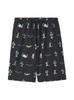 Gelato Pique HOMME Crocodile Print Shorts PHCP252913 NVY Men's