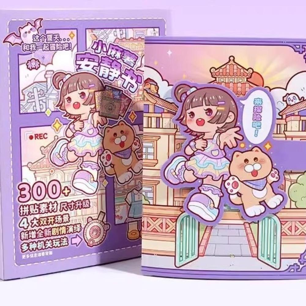 Cartoon Sticker Book Kpop Decorative Scrapbooking Stickers Cute Material Sticker Decoration