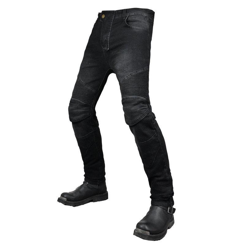 New product Locomotive racing casual loose jeans Off-road motorcycle riding jeans with cover, silicone