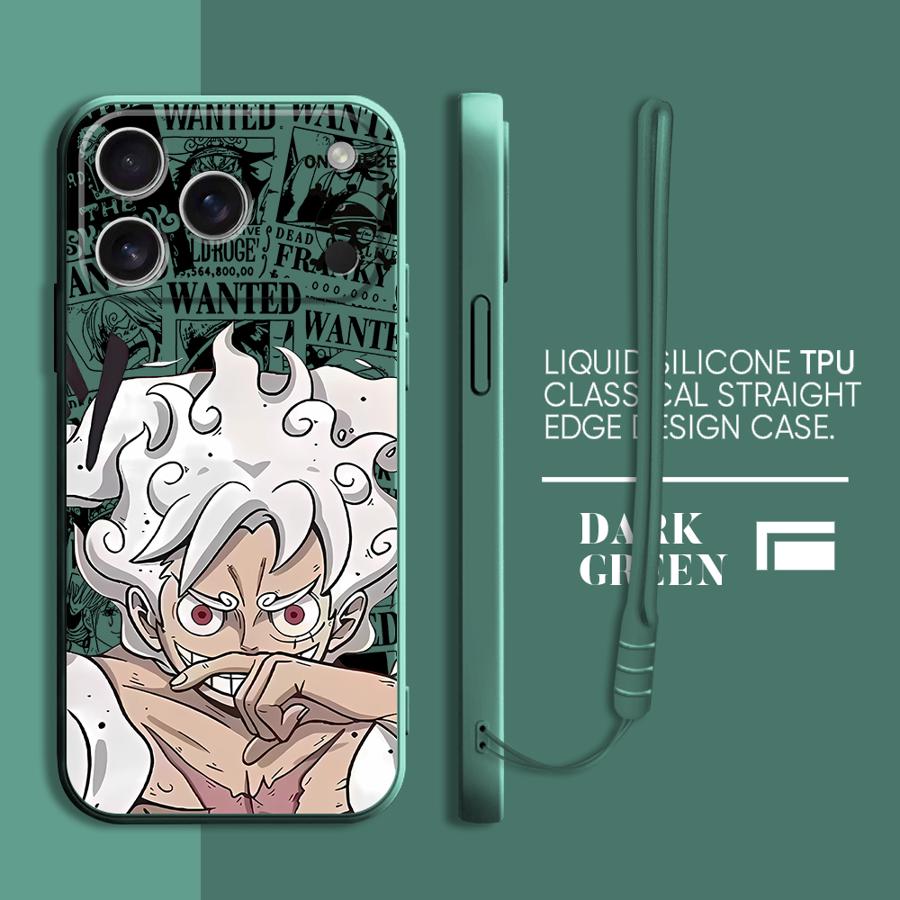 One Piece Funny Phone Cover Case for Apple iPhone 17 Pro Max Air 12 Plus 16 XS XR 13 Mini 11 15 7 8