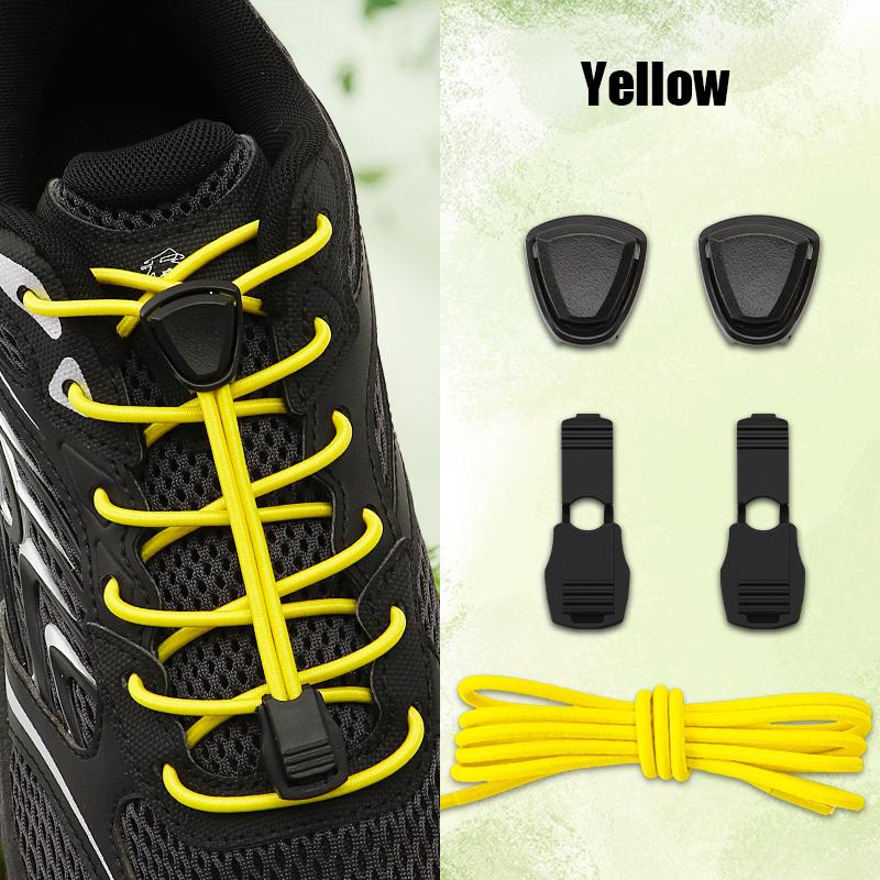 1 Pair Stopper for Elastic Rope Fastener for Kids Adult Triangle Plastic Cord Lock No Tie Shoelaces Buckle Lazy Sneaker Laces