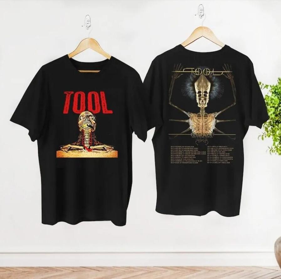 TOOL 2024 Tour Band T-Shirt – Men’s Heavyweight Rock Graphic Tee