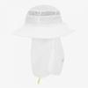 The North Face Kids Light Sun Shield Hat White Ne3hr02u