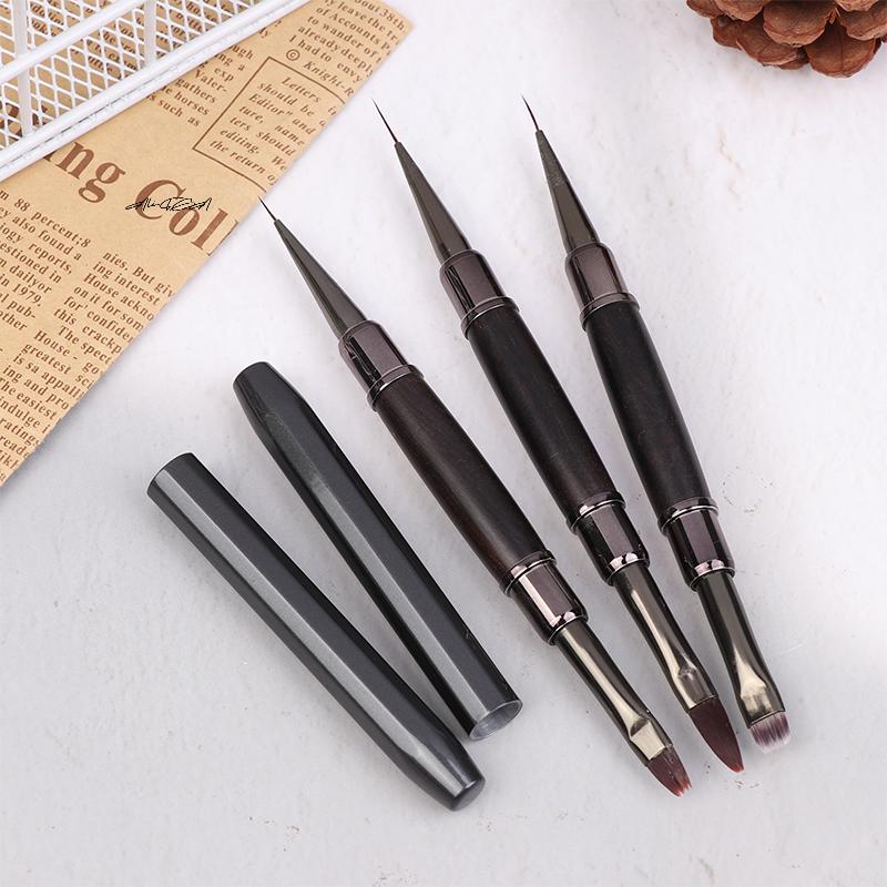 Double-End Nail Art Pen Brush Set UV Gel Liner & Glue Phototherapy Manicure Tool Dual-Ended Drawing Pen for Nail Art