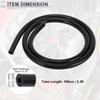 RATCHROLL 1pc Universal Silicone Vacuum Tube Hose High Temperature 3.3FT 1/4" 6mm ID 3.0mm