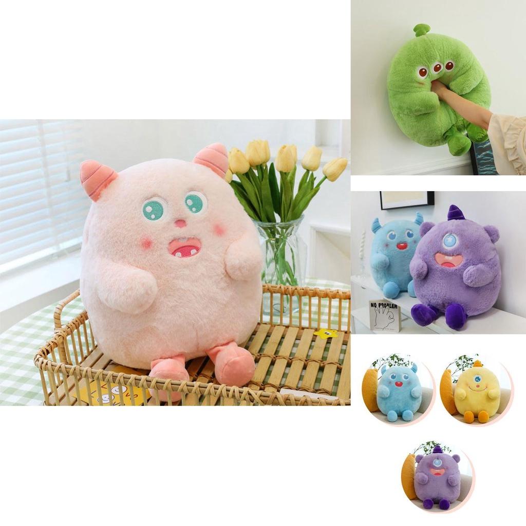 Cute Monster Plush Toy Pillow Soft And Fluffy Office Chair Cushion Gift Wholesale