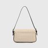 2025 Summer Women's Straw Woven Handbag: Fashionable French Style Shoulder and Underarm Bag