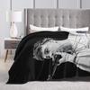 Rapper Quevedo  Flannel Blanket Autumn  Warm Throw Blanket for Girls Boys Bedroom Print Bedspread Sofa Bed Cover