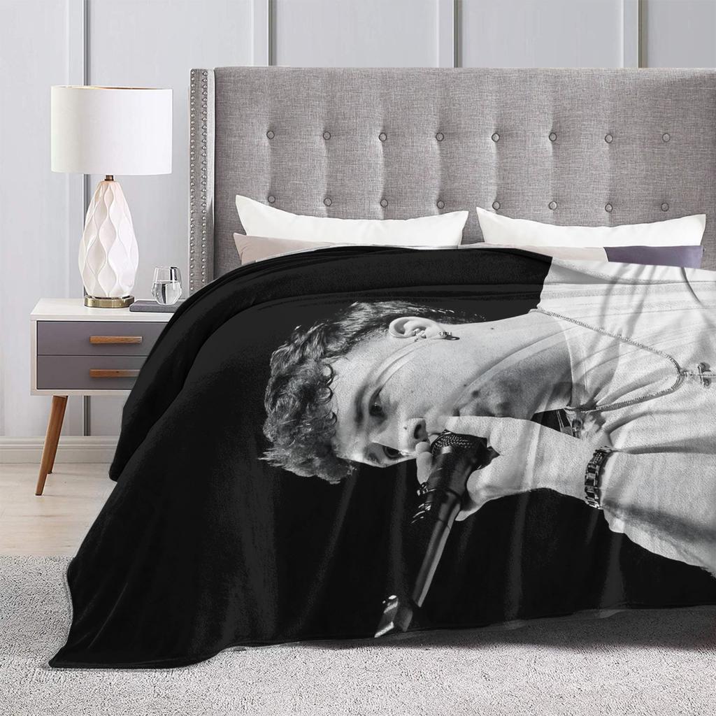 Rapper Quevedo Flannel Blanket Autumn Warm Throw Blanket for Girls Boys Bedroom Print Bedspread Sofa Bed Cover