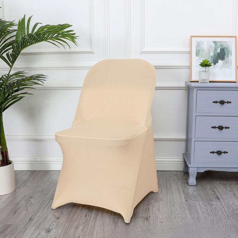 1/2/5 PCS Stretch Spandex Wedding Chair Cover for Weddings Birthdays Parties Events Hotels Banquets