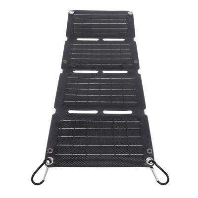 Panou Solar Pliabil 40W Siliciu Monocristalin Încărcare Rapidă QC Ieșire Regulator USB Dublu 4 Pliuri