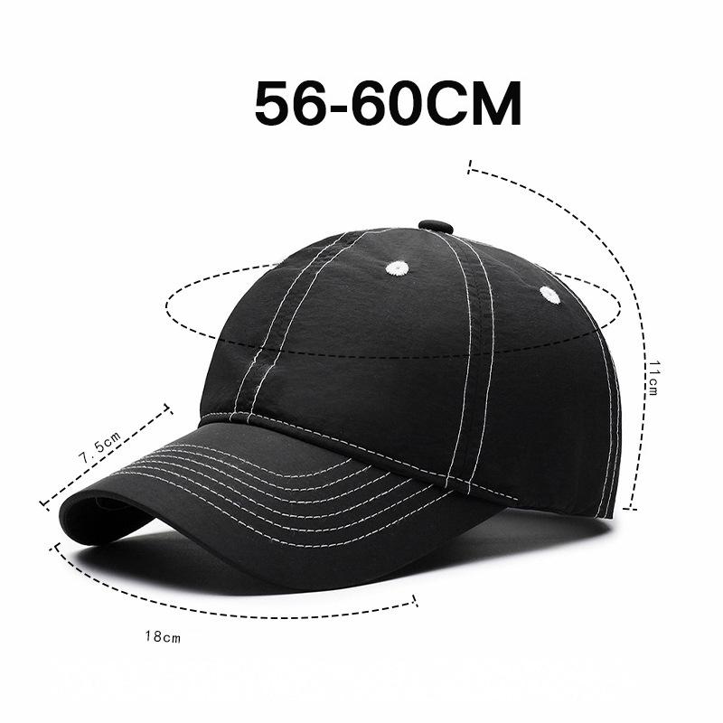 Spring Summer Quick-Drying Cap Adjustable Outdoor Sports Sunshade Baseball Cap