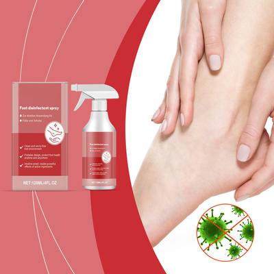 Spray para el Cuidado de los Pies, Control Eficaz y Duradero del Sudor, Spray Refrescante para el Pie de Atleta, 120ML