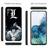 Cover for iPhone 17 16 15 Xiaomi Poco Redmi Note 14 13 12 Pro Max 9 16e Samsung Galaxy S25 S24 S23 OPPO Huawei Cartoon Death Note L Lawliet Phone Case