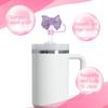Cute Bow 10Mm Straw Cap Covers For Stanley Tumbler Cup Accessories Silicone Straw Cap Reusable Dust-Proof Straw Tip Protection