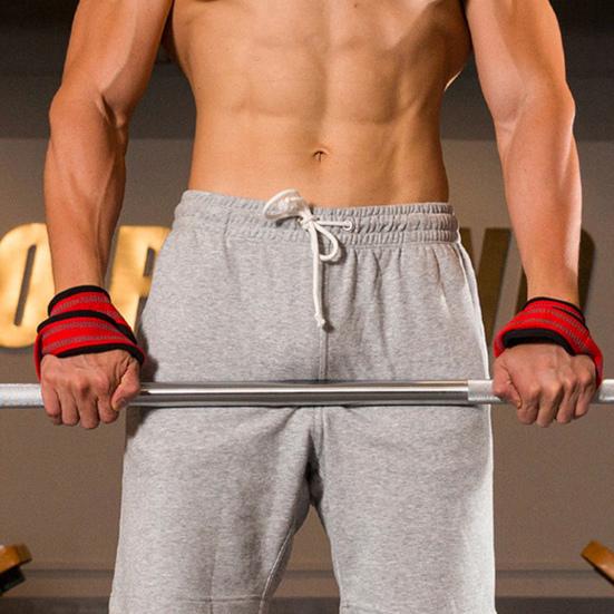 1 Pair Figure 8 Lifting Strap Men Women Anti-Slip Padded Weightlifting Grip Band Bodybuilding Powerlifting Strength Training Gym Deadlifts Wrist Strap