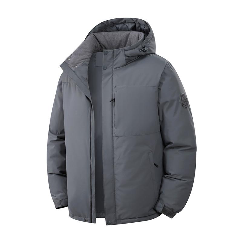 

Detachable Coat, Fashionable Cotton Jacket, Casual and Versatile Outdoor Multi Pocket Men s Thick and Warm Cotton Jacket L сірий