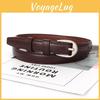 Trendy Simple Retro Silver Buckle Women Slim Waist Belt Casual Versatile And