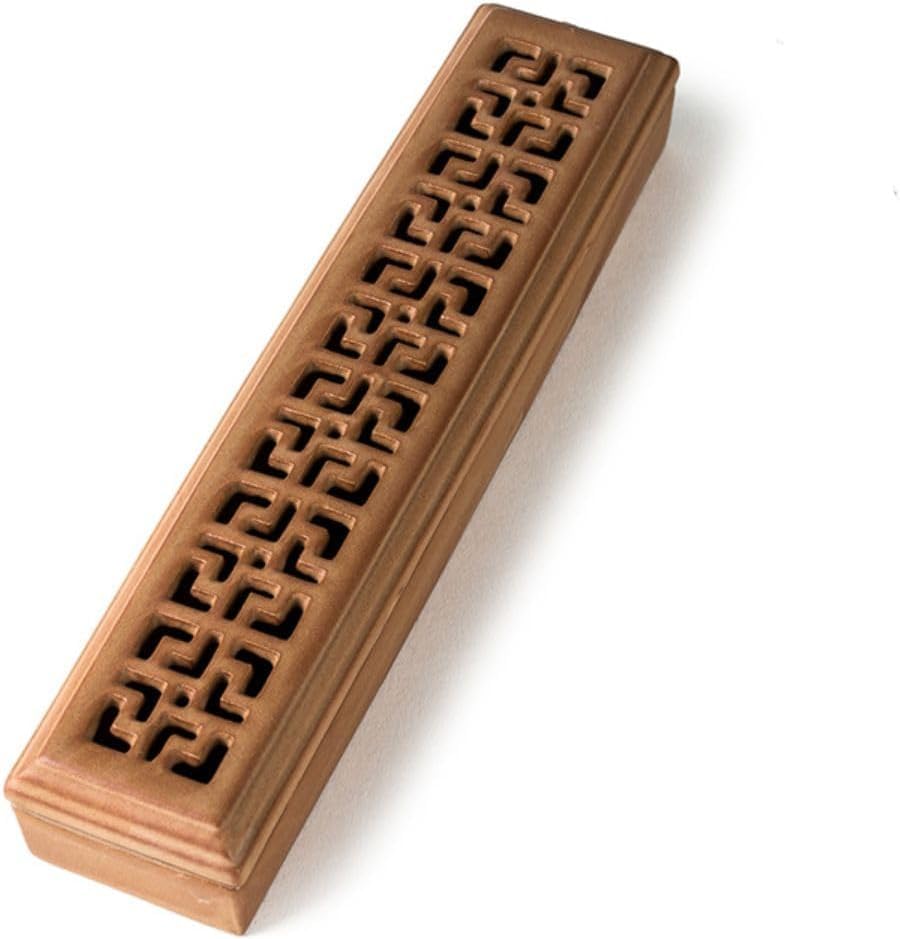 

Horizontal Ceramic Incense Holder with Lid, Prevents Ashes from Spattering, Safe for Incense Burners, Ideal for Memorial Services, Buddhist Altars,