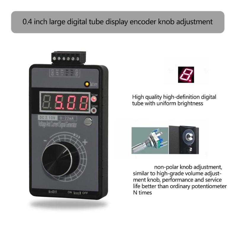 Easy Carry  Signal Source Tester Featuring Digital Display Multifunction Signal Generator for Engineers & Technicians