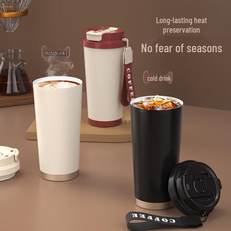 Premium 316 Stainless Steel Dual-Drink Insulated Travel Tumbler