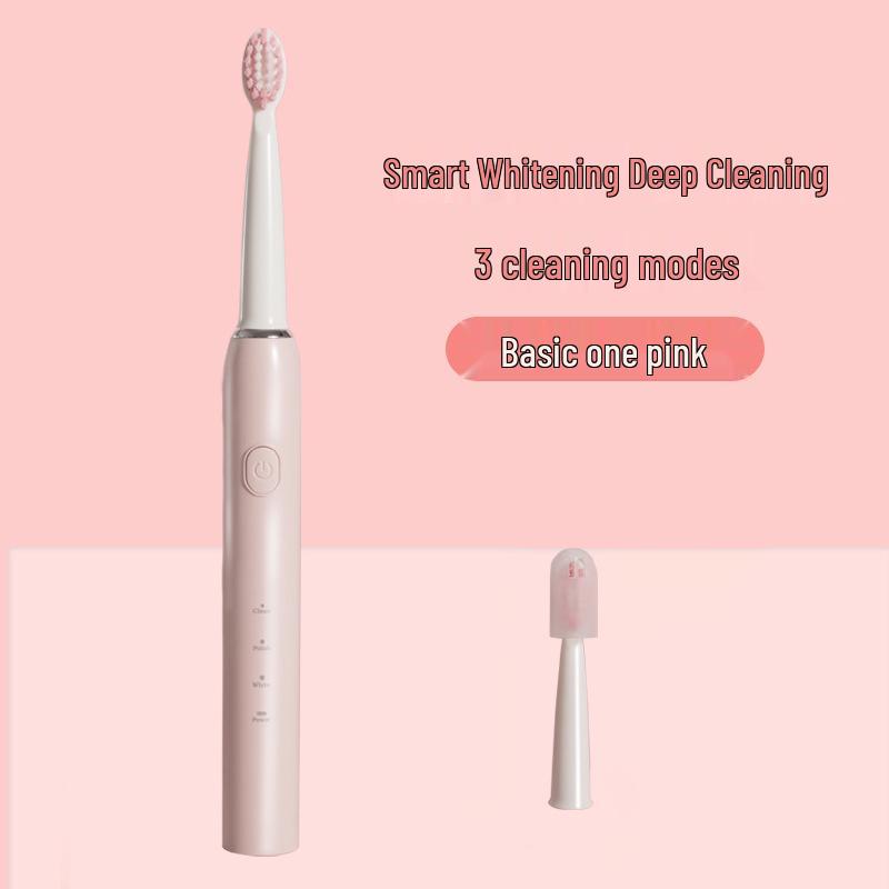 Adult Three-Speed Soft Bristle Sonic Electric Toothbrush with USB Charging