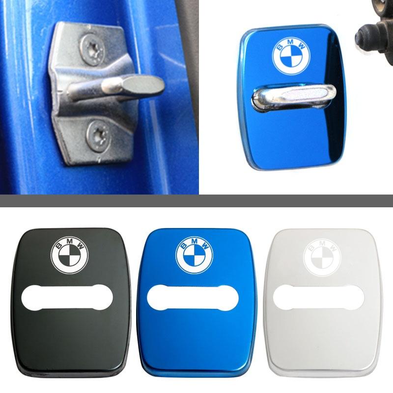 Car Door Lock Protective Cover Trim For BMW X1 X2 X3 X4 X5 X6 X7 G20 G30 G32 G11 G12 F20 F30 F40 F10 Anti-Scratch Door Lock Buck cwbn50