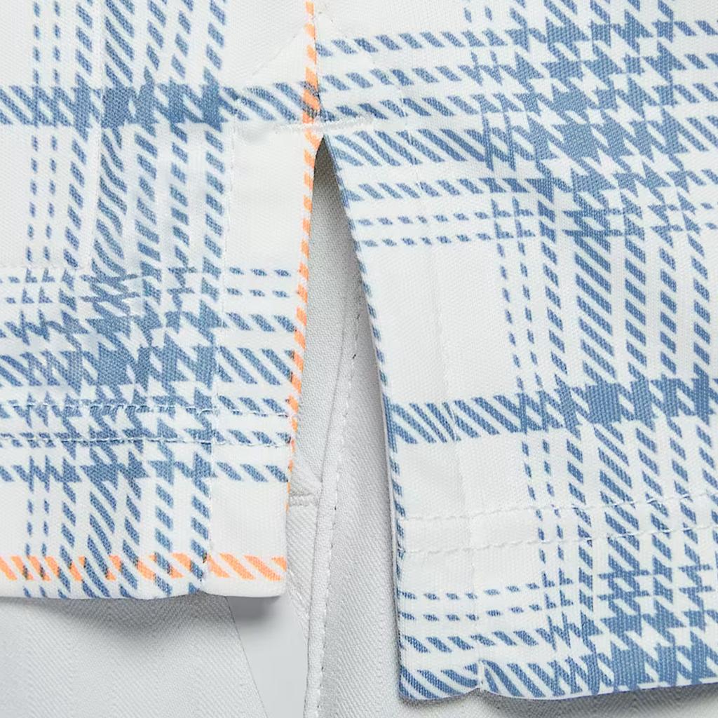Nike Par Tartan Polo Quick-Dry Plaid T-Shirt Men tops II0787-133