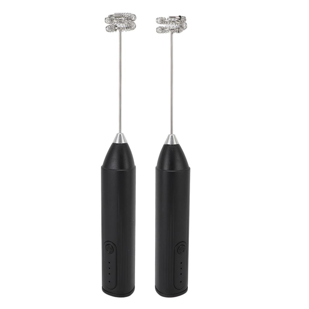 Milk Frother Cordless Rechargeable Handheld Drink Mixer for Coffee Stirring Milkshake Whisking