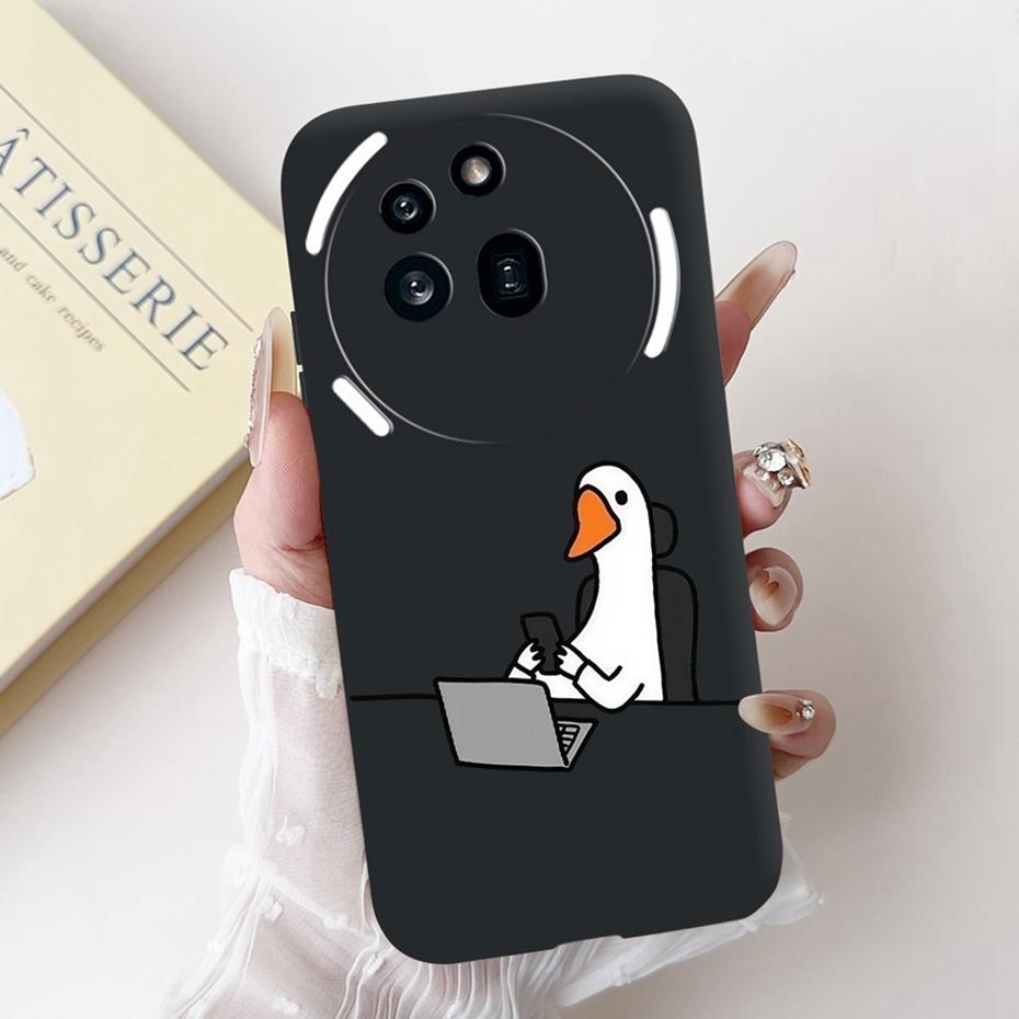 Fashion Painting Phone Case For Nothing Phone (3a) Pro Black Silicone Soft Cover For Nothing Phone3a 3a Pro Cases Bumpers
