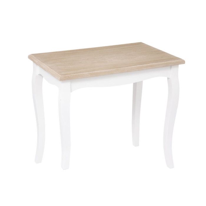 Lot de 2 tables Gigognes "Chrysta" Atmosphera - Blanc
