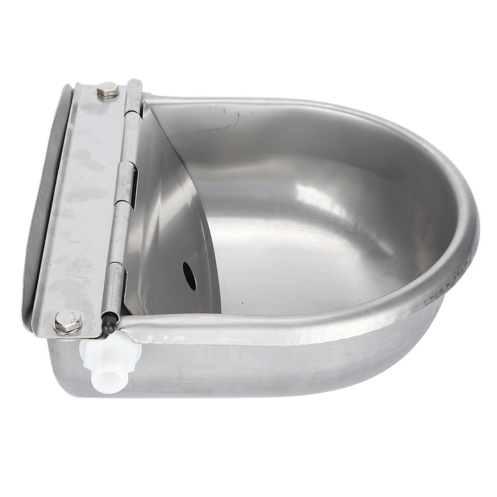 Stainless Steel Water Trough Bowl Automatic Drinking for Horses Goats Sheep Cattle