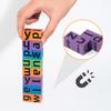 Wooden Educational Word Building Blocks For Kids Age 3 To 6 With Diy Fun And Cognitive Development
