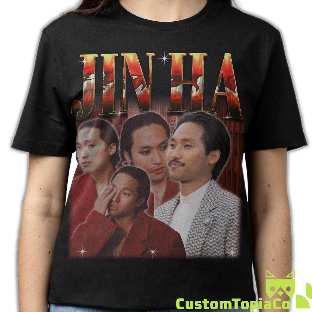 JIN HA Shirt, Jin Ha Homage Tshirt, Jin Ha Vintage T-Shirt, Jin Ha 90s Bootleg Shirt