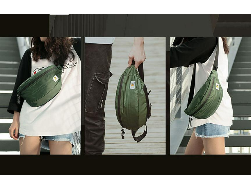P.Travel Ultra-Light Waterproof Chest Bag - Large Capacity, Fashionable & Thin for Outdoor Spring Outings