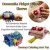 Multi-sensory Stimulation Fidget Pillow Sleeve Sensory Calming Blanket  Reduces Agitation