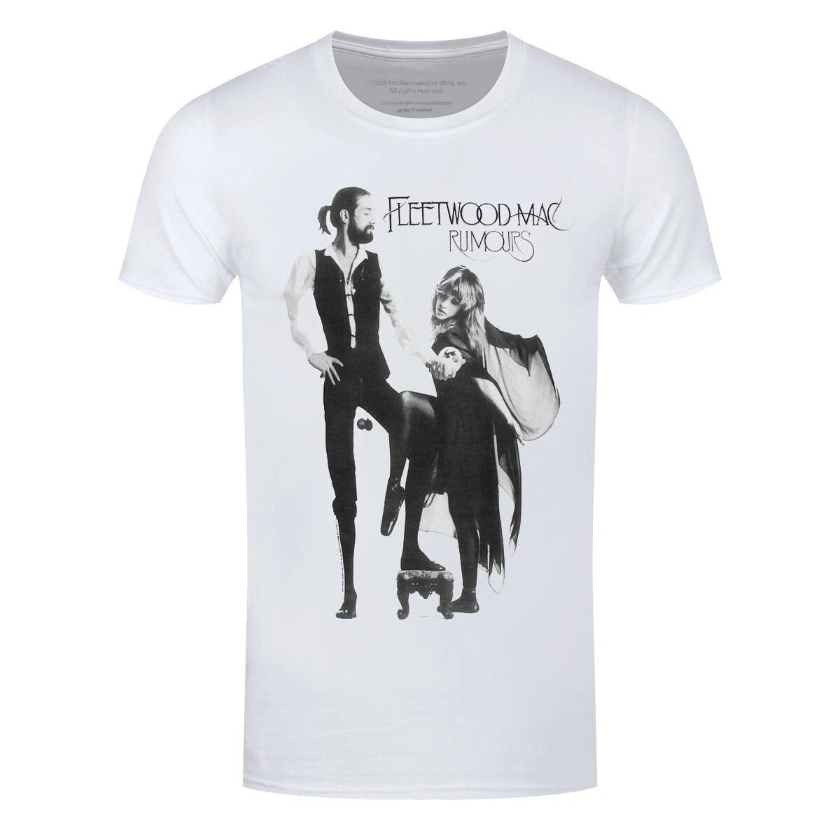 Fleetwood Mac T-Shirt Rumours Album Official New White 4XL