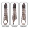 MoDi Penis Extender Sleeve Reusable Dildo Cover Delay Ejaculation Penis Massage Erotic Toys