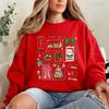 Merry Teacher Christmas Teacher Coquette Comfortable New in Hoodies & Sweatshirts Essentials Vintage Classic Fashion Streetwear