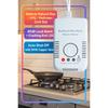 EU/US Plug Gas Leak Alarm Detector with DN15 Copper Valve | Natural Gas LPG Methane Sensor with Auto Shut Off
