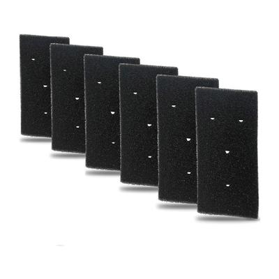 6 Pièces Filtres Anti-Peluches Lavables Filtre de Machine à Laver Filtre Éponge Réutilisable pour Maintenir un Environnement de Lessive Propre