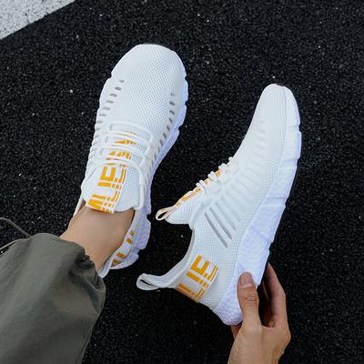 Sneakers Men's Shoes Comfortable Hiking Tenis Para Hombre Outdoor Breathable Mesh Lightweight Soft Sole Jogging Casual Shoes