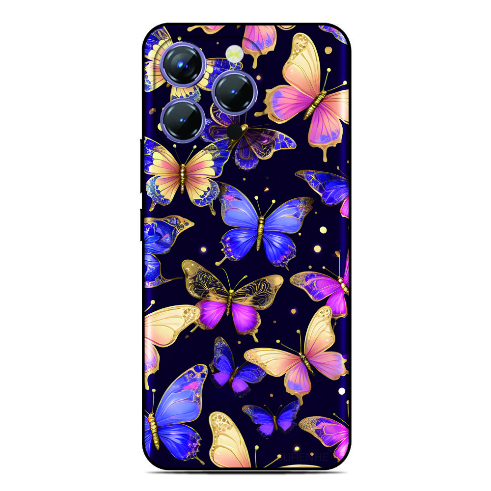 

Butterfly Photo Phone Case For Xiaomi Poco C85 C85x C40 M7 C71 Redmi 15C A7 A5 4G 11A 13C 12C Note 15 11 12 Pro 5G Back Cover Redmi 15 5G 171mm