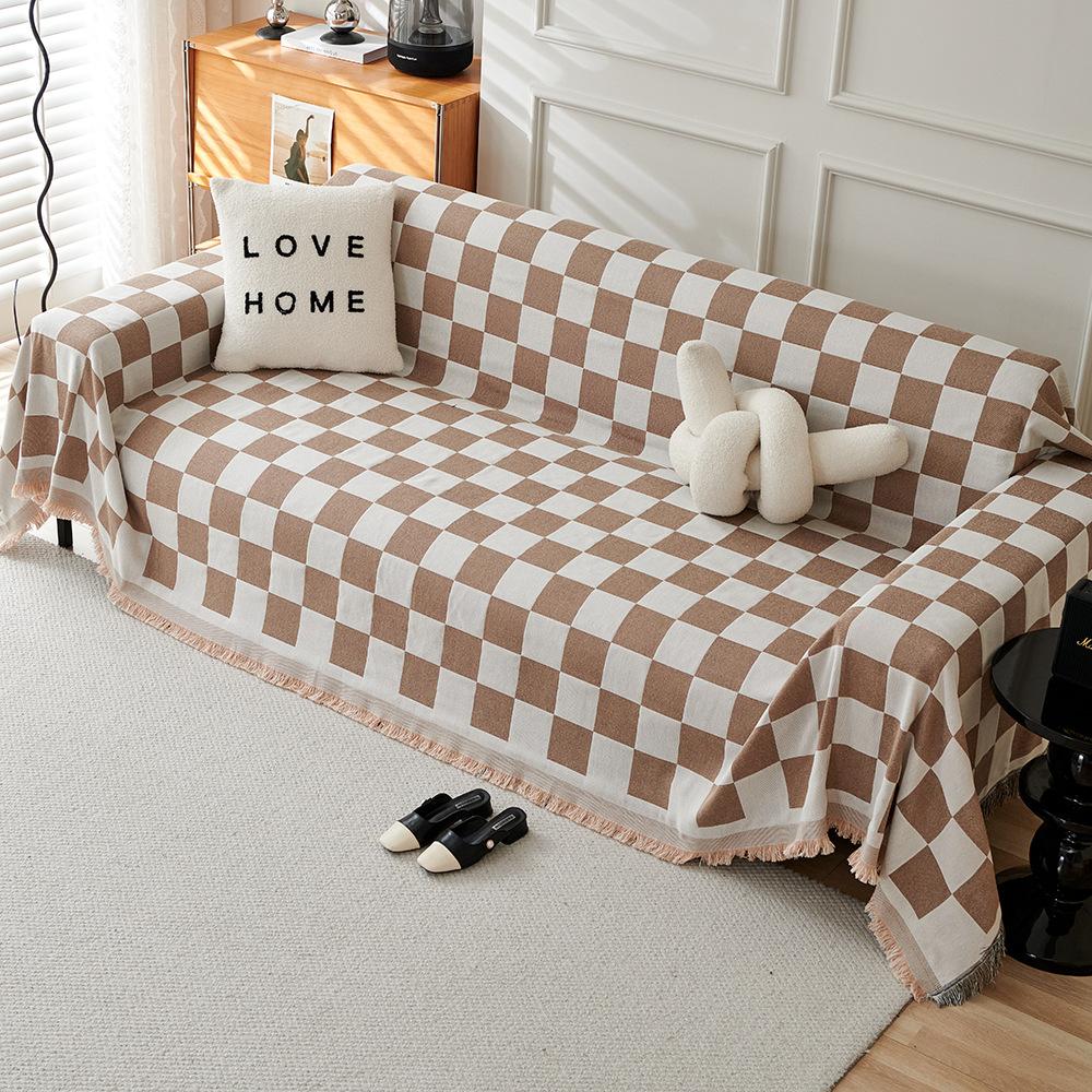 Sofa Towel Full Cover Cloth Ins Style Nordic Sofa Cushion Camping Blanket Cover Towel Four Seasons Universal All-Inclusive Sofa Cover