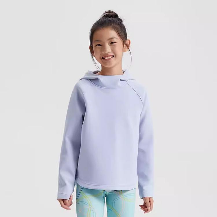 European & American Autumn/Winter Kids' Quick-Dry Hooded Sweatshirt for Boys & Girls