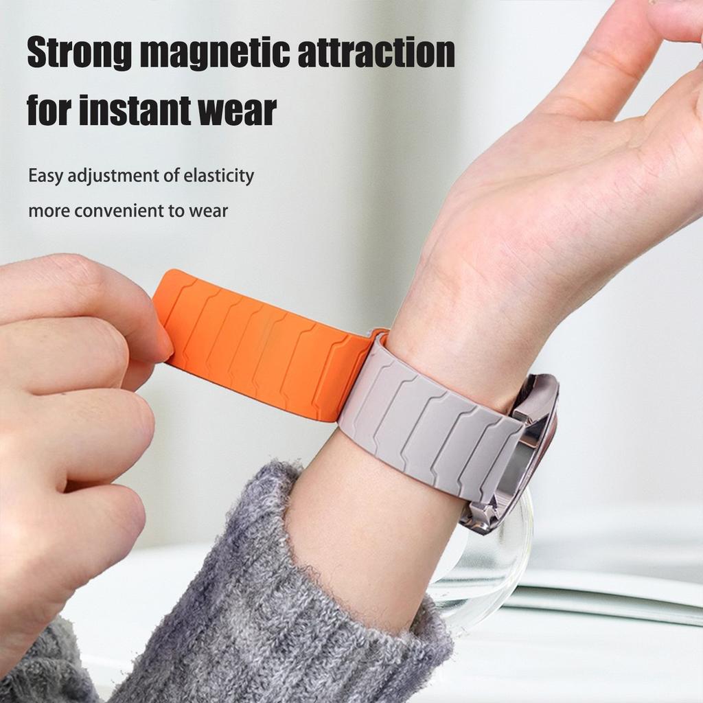 22mm Magnetic Loop Strap For Redmi Watch 5 Active 5 Lite Silicone Wrist Band For Xiaomi Watch 2 Pro S4 S3 S2 S1/color 2 Bracelet
