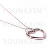 Child Magician Magic Tricks Magic Props Magic Toys Silver Color Bead Chain Ring Round Heart-shaped Necklace Birthday Gift Valentine's Day Gift