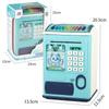 Children'S Smart Password Fingerprint Automatic Roll Money Piggy Bank Toys, Electric Password Box Atm Piggy Bank Storage