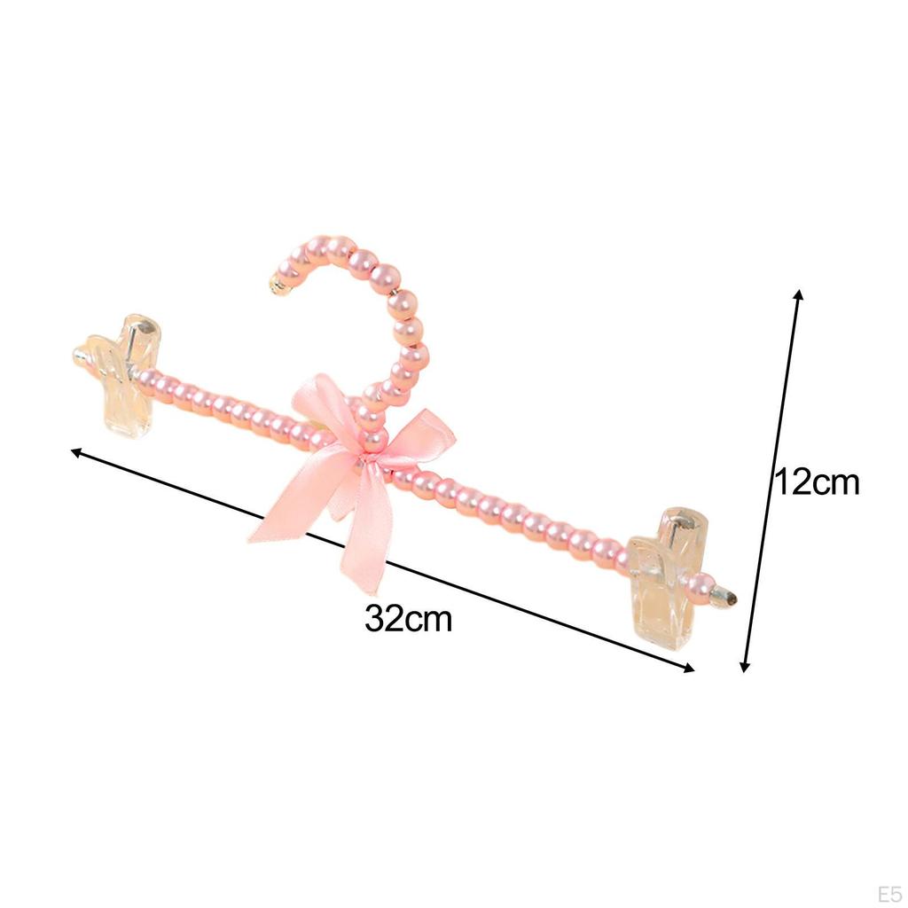 Beaded Clothes Hangers, Bowknot , Decorative Hangers for Kids Baby